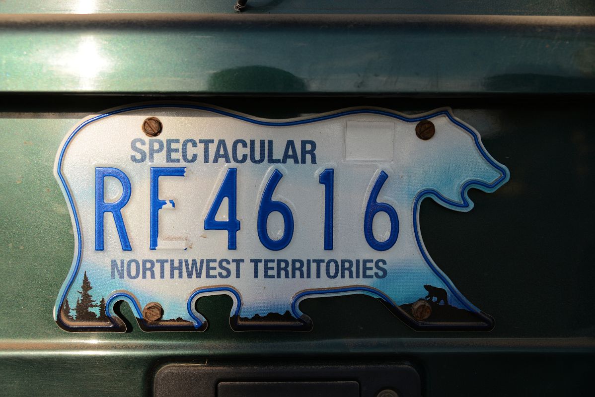 01D Spectacular Northwest Territories License Plate